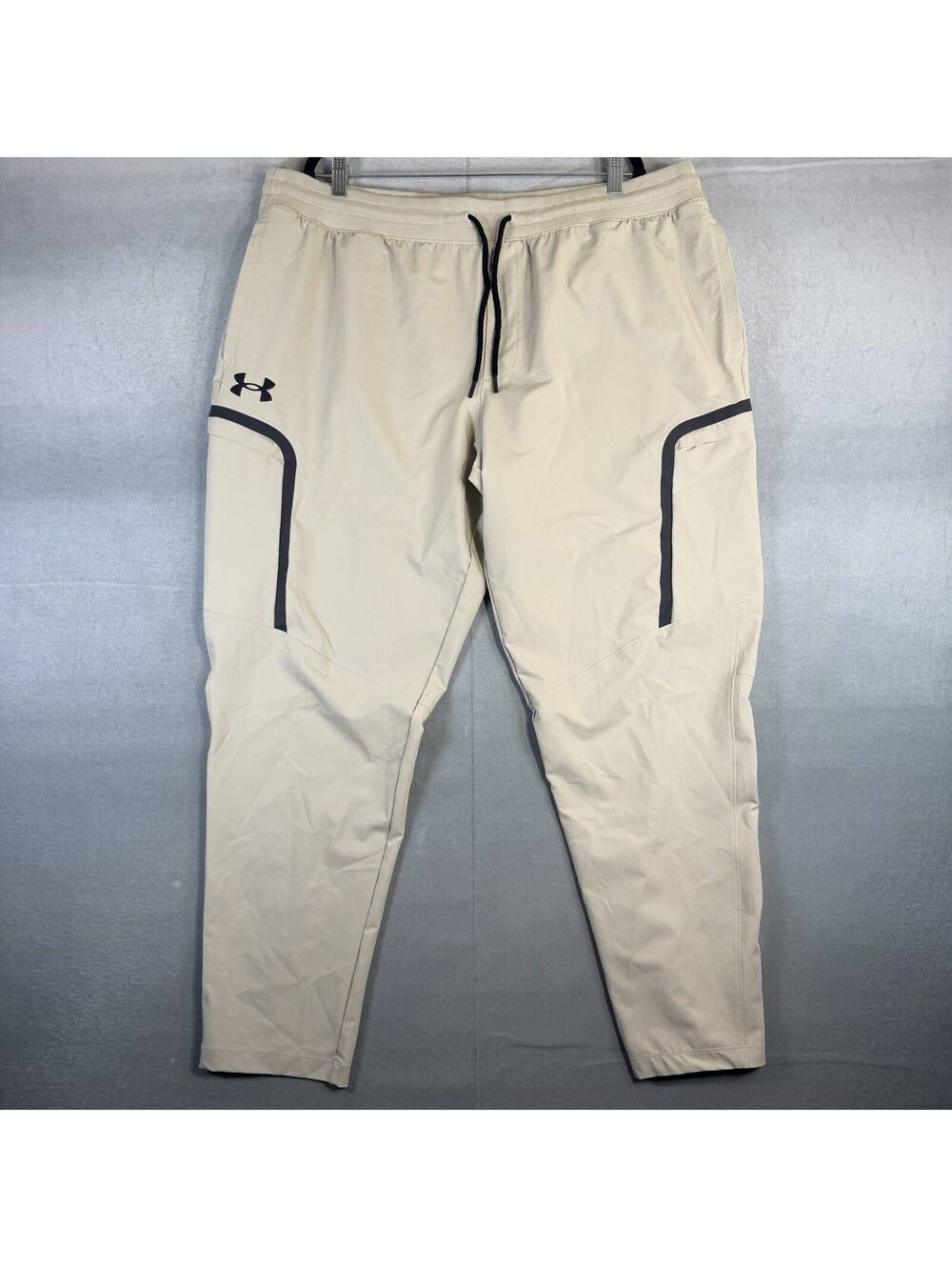 Under Armour Sportstyle Elite Cargo Pants Mens 3XL Beige Athletic Tapered